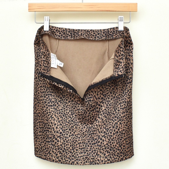 Vintage XOXO Cheetah Print Mini Skirt - Picture 4 of 5
